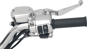 Drag Specialties Handlebar Control Kit W/ 1/2" Brake Master Cylinder Chrome Brake & Clutch Custom Control Drag Specialties