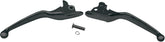 Drag Specialties Lever Set Wide Blade Black Brake & Clutch Custom Control Drag Specialties