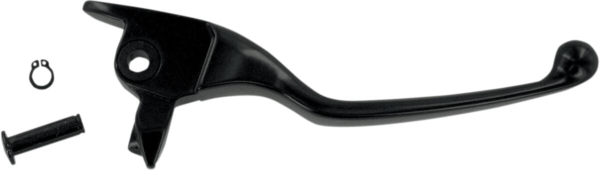 Drag Specialties Brake Lever Wide Blade Black Brake Lever Drag Specialties