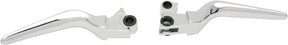 Drag Specialties Custom Lever Sets, Chrome - Dyna & Sportster Brake & Clutch Custom Control Drag Specialties