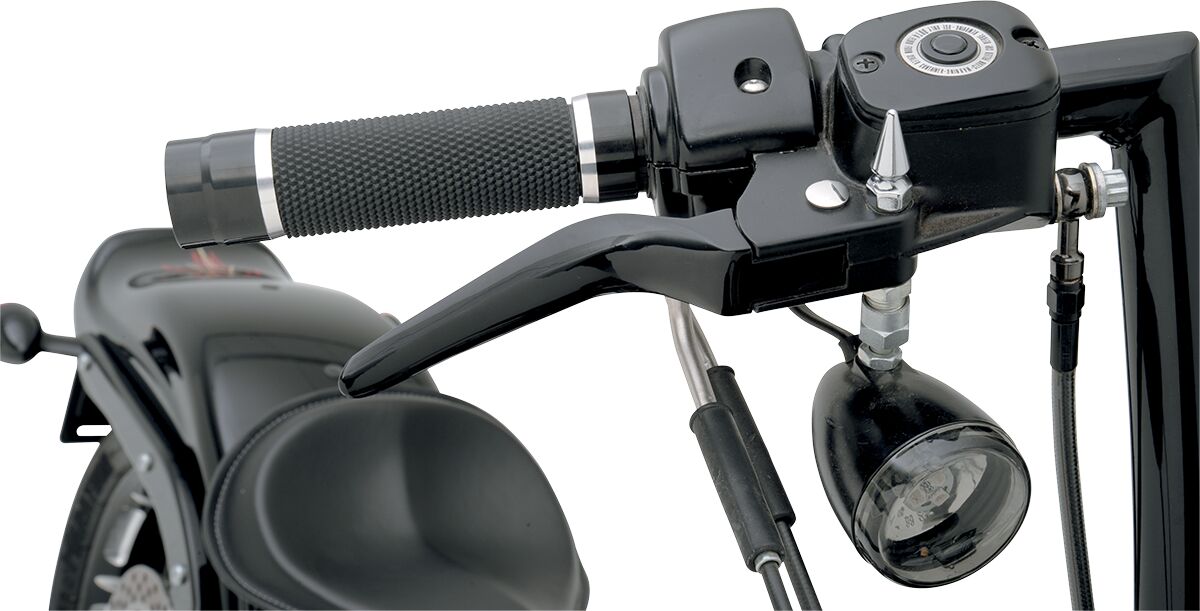 Drag Specialties Custom Lever Sets, Black - Dyna & Sportster Brake & Clutch Custom Control Drag Specialties