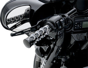 Drag Specialties Lever Set Slotted Wide Blade Black Brake & Clutch Custom Control Drag Specialties