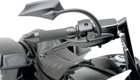 Drag Specialties Lever Set Slotted Wide Blade Black Brake & Clutch Custom Control Drag Specialties