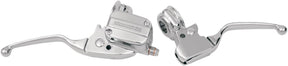 Drag Specialties Handlebar Control Kit W/ 15 Mm Brake Master Cylinder Chrome Brake & Clutch Custom Control Drag Specialties
