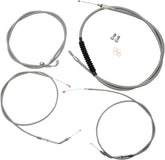 La Choppers Cbl Ln Kt Mini 04 06 Xl Brake & Clutch Lines La Choppers