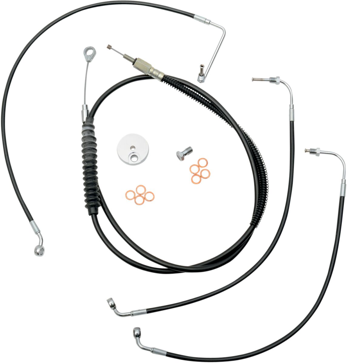 La Choppers Cbl Ln Kt Bk18 2008 13 Fl Brake & Clutch Lines La Choppers