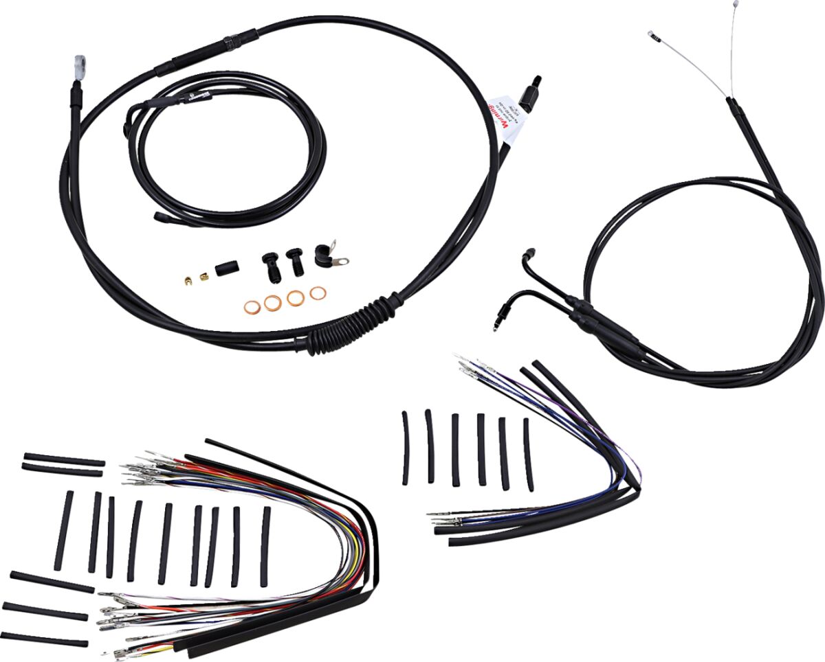 Burly Brand Control Kit 07 10 Fxst18 Apehanger Cable/Line Kits Burly Brand