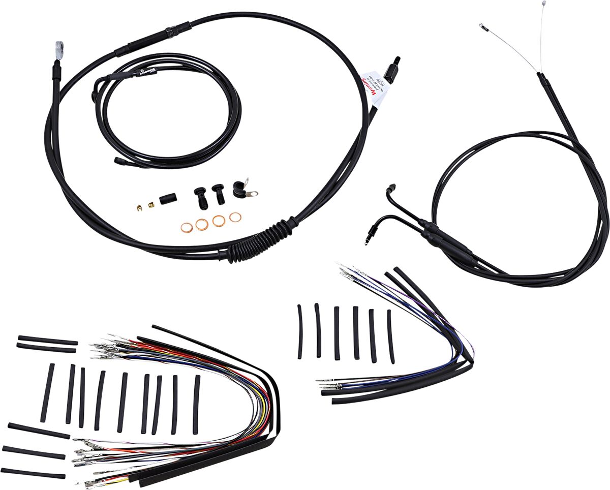 Burly Brand Control Kit 07 10 Fxst18 Apehanger Cable/Line Kits Burly Brand