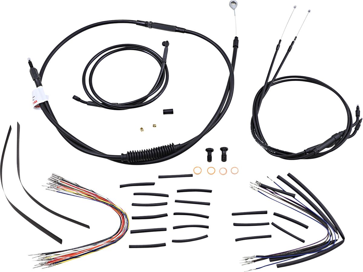 Burly Brand Control Kit 2006 Fxd 12 Apehanger Cable/Line Kits Burly Brand