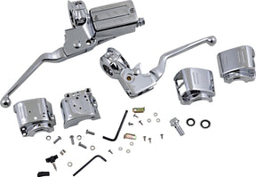 Drag Specialties Handlebar Control Kit W/ 3/4" Brake Master Cylinder Chrome Brake & Clutch Custom Control Drag Specialties