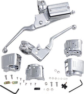 Drag Specialties Handlebar Control Kit W/ 11/16" Brake Master Cylinder Chrome Brake & Clutch Custom Control Drag Specialties