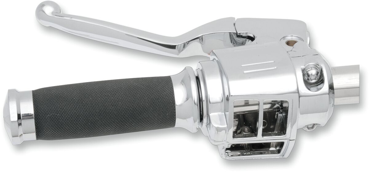 Drag Specialties Handlebar Control Kit W/ 11/16" Brake Master Cylinder Chrome Brake & Clutch Custom Control Drag Specialties