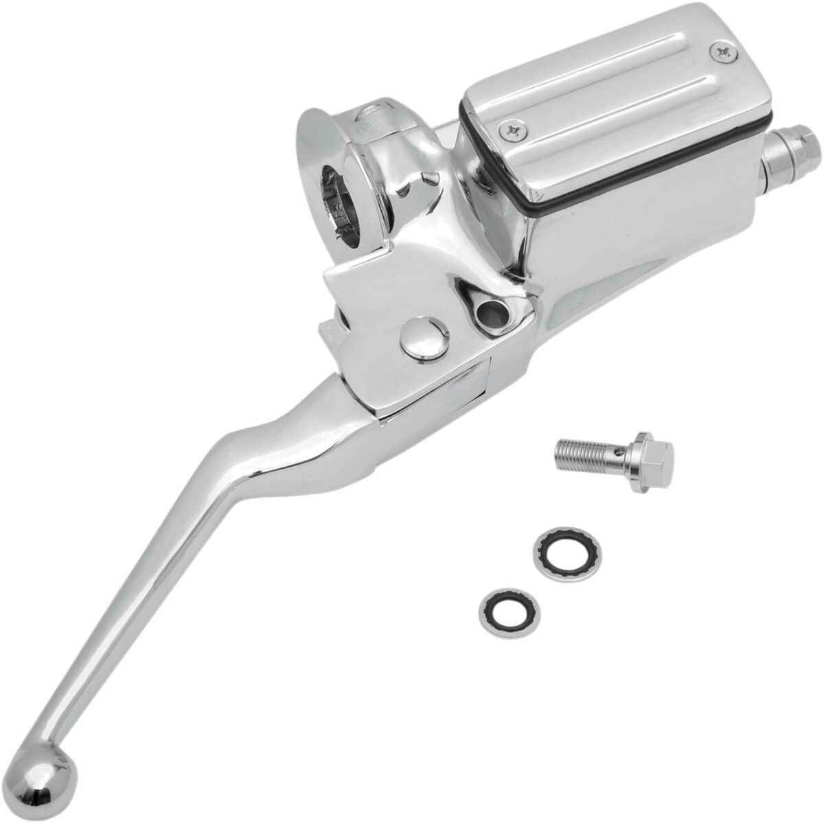 Drag Specialties Handlebar Master Cylinder 3/4" Bore Chrome Front Brake Lever Drag Specialties