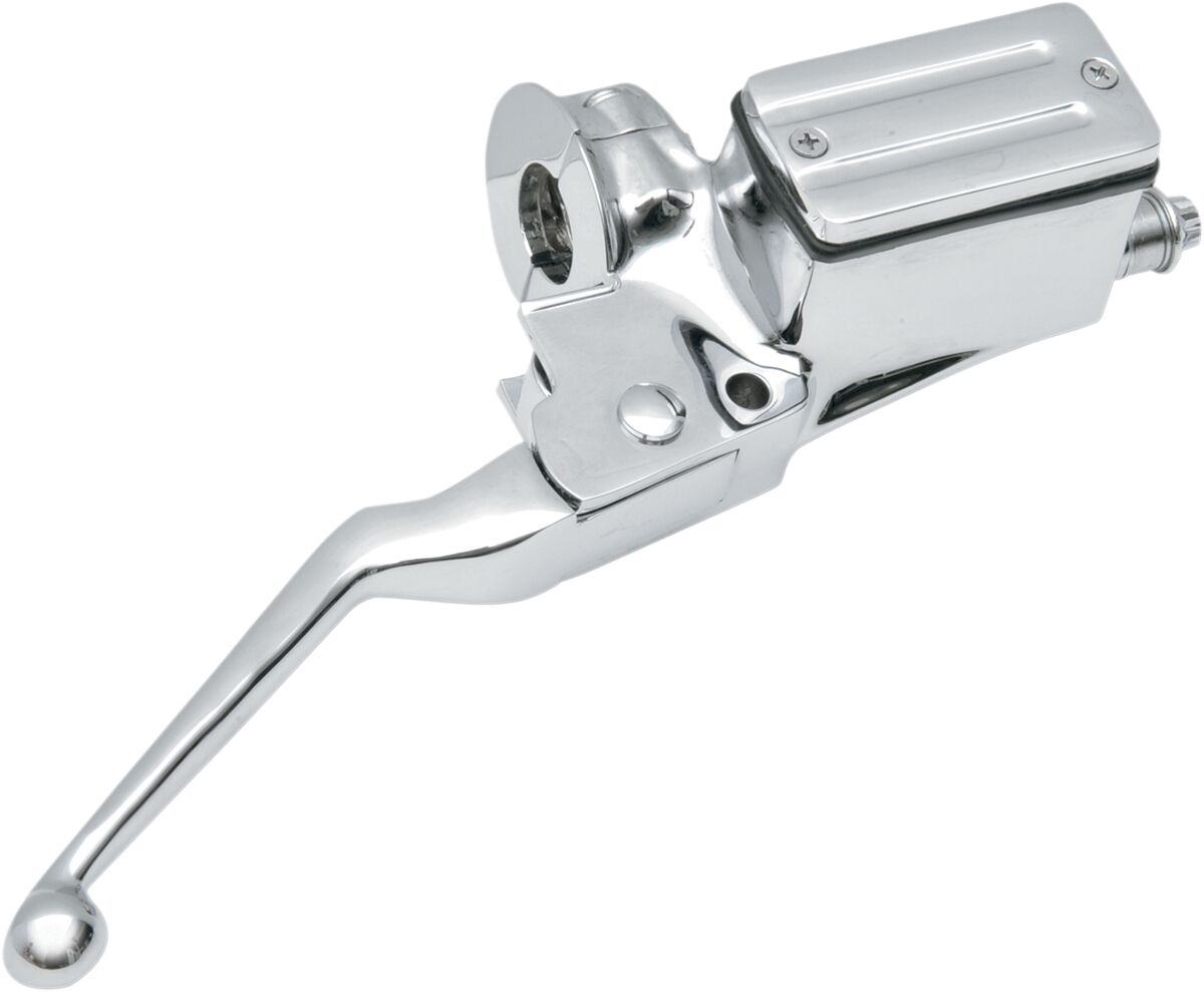 Drag Specialties Handlebar Master Cylinder 11/16" Bore Chrome Front Brake Lever Drag Specialties