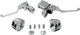 Drag Specialties Handlebar Control Kit W/ 9/16" Brake Master Cylinder W/O Switches Chrome Brake & Clutch Custom Control Drag Specialties