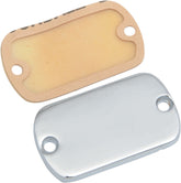 Drag Specialties Brake Master Cylinder Cover Plain Chrome Front Brake Lever Drag Specialties