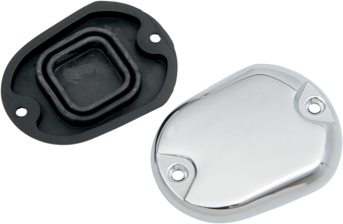 Drag Specialties Brake Master Cylinder Cover Chrome Front Brake Lever Drag Specialties