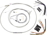 Cable Kit 14" Braided Stainless Steel Handlebar W/O Abs Burly Brand Default Title