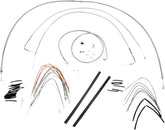 Burly Brand Control Kt Ss 07 Fxst 14 Apehanger Cable/Line Kits Burly Brand