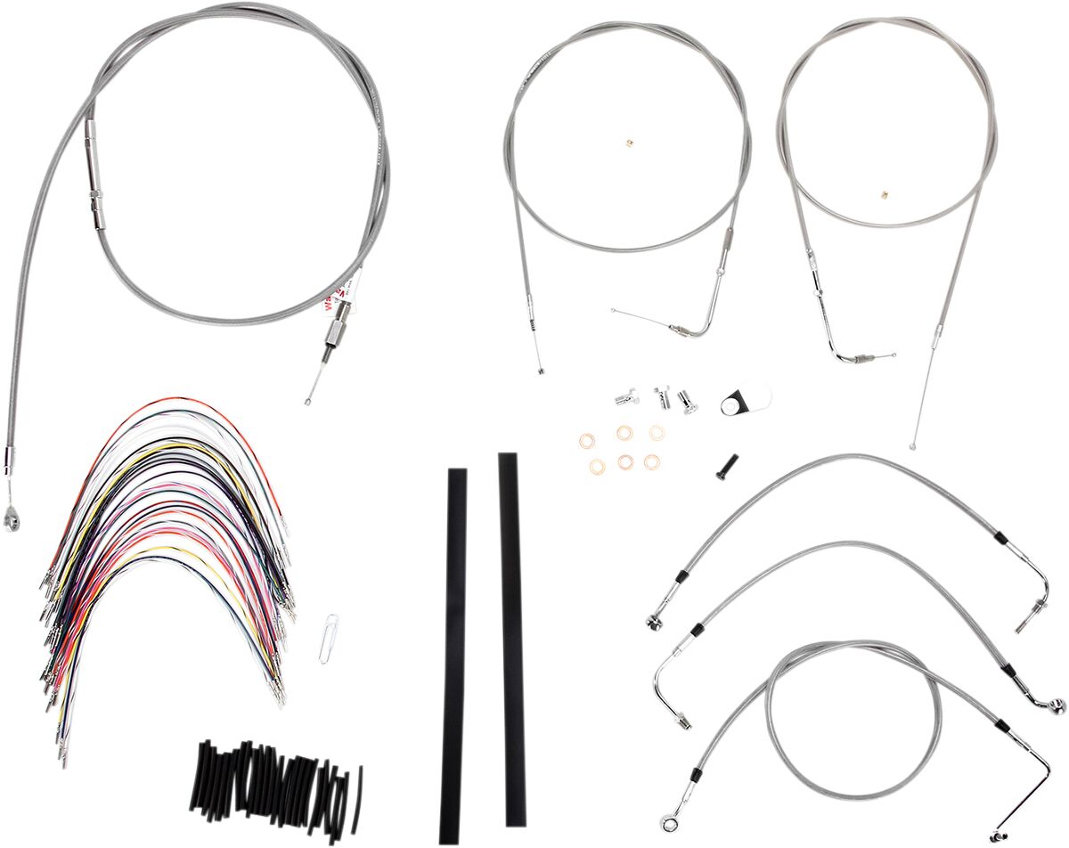 Burly Brand Control Ss 02 Flh Woc 18 Apehanger Cable/Line Kits Burly Brand
