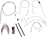 Burly Brand Control Ss 07 Flh Wc 14 Apehanger Cable/Line Kits Burly Brand