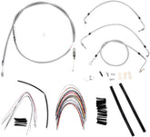 Burly Brand Control Kit Ss 08 Flh 16 Apehanger Cable/Line Kits Burly Brand