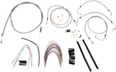 Cable Kit 14" Braided Stainless Steel Handlebar W/Abs Burly Brand Default Title