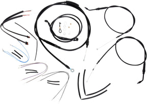 Burly Brand Control Kit 12 17 Fxd14 Apehanger Cable/Line Kits Burly Brand