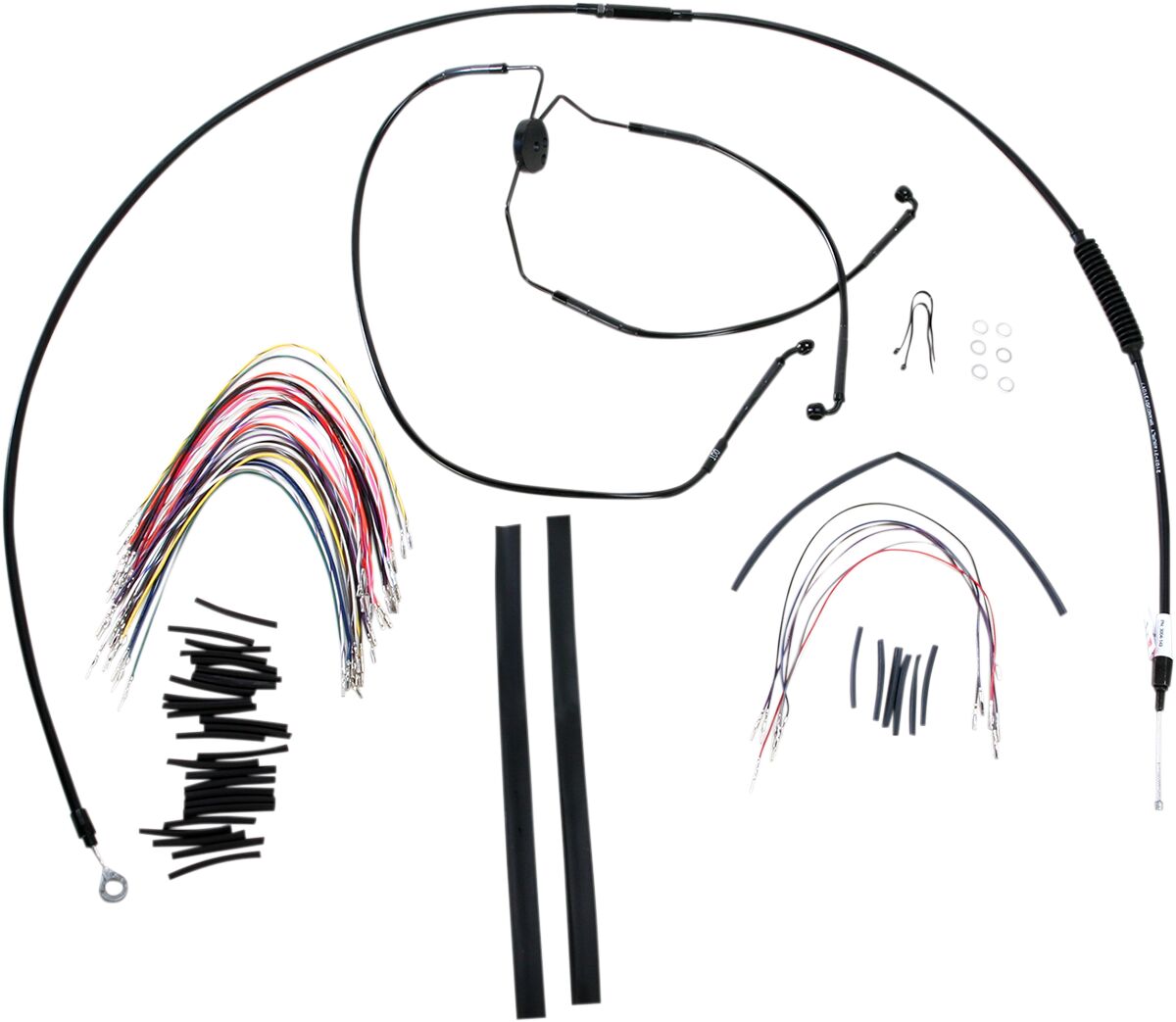Burly Brand Control Kit Flh Wo Abs 15 Apehanger Cable/Line Kits Burly Brand