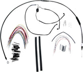 Burly Brand Control Kit Flh Wo Abs 15 Apehanger Cable/Line Kits Burly Brand