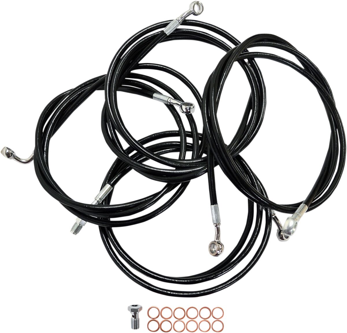 La Choppers Cabl Ktbk18 2014 16 Flabs Brake & Clutch Lines La Choppers