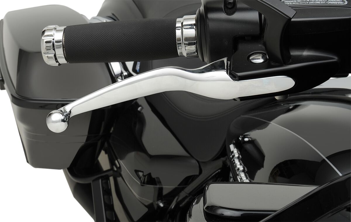 Drag Specialties Wide Blade Clutch And Brake Lever Set Chrome Brake & Clutch Custom Control Drag Specialties
