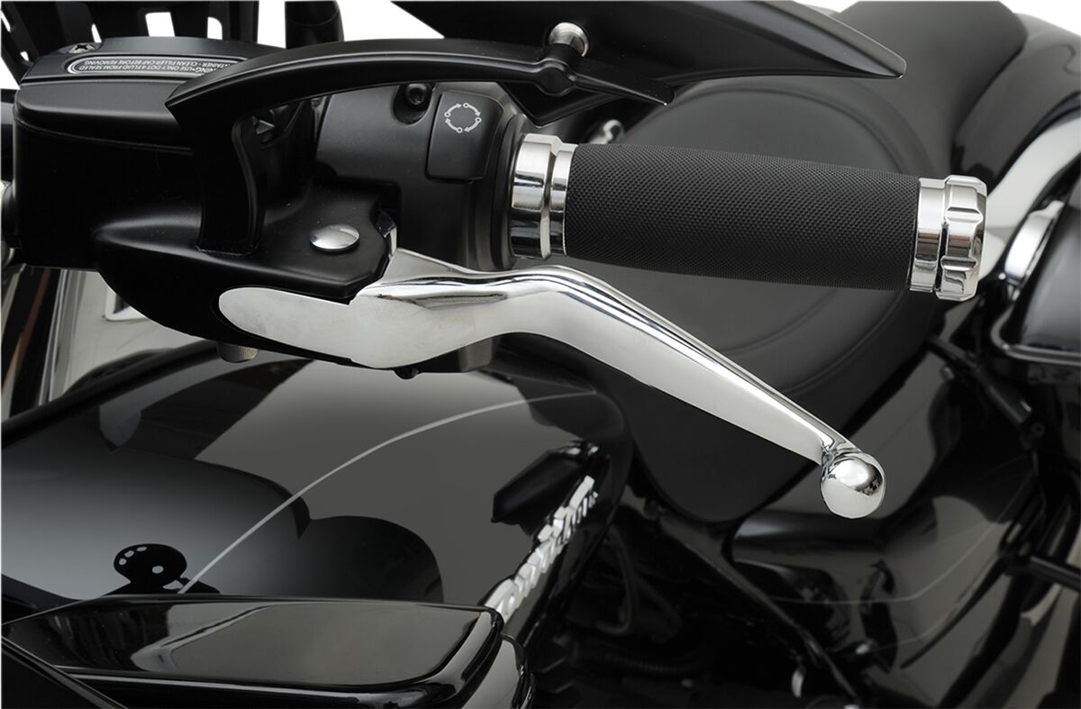 Drag Specialties Wide Blade Clutch And Brake Lever Set Chrome Brake & Clutch Custom Control Drag Specialties