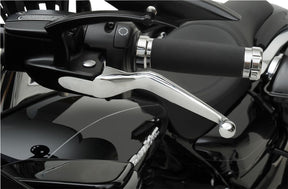 Drag Specialties Wide Blade Clutch And Brake Lever Set Chrome Brake & Clutch Custom Control Drag Specialties