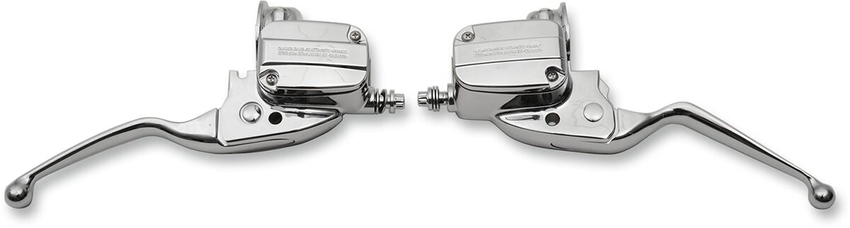 Drag Specialties Chrome Handlebar Control Kit Brake & Clutch Custom Control Drag Specialties