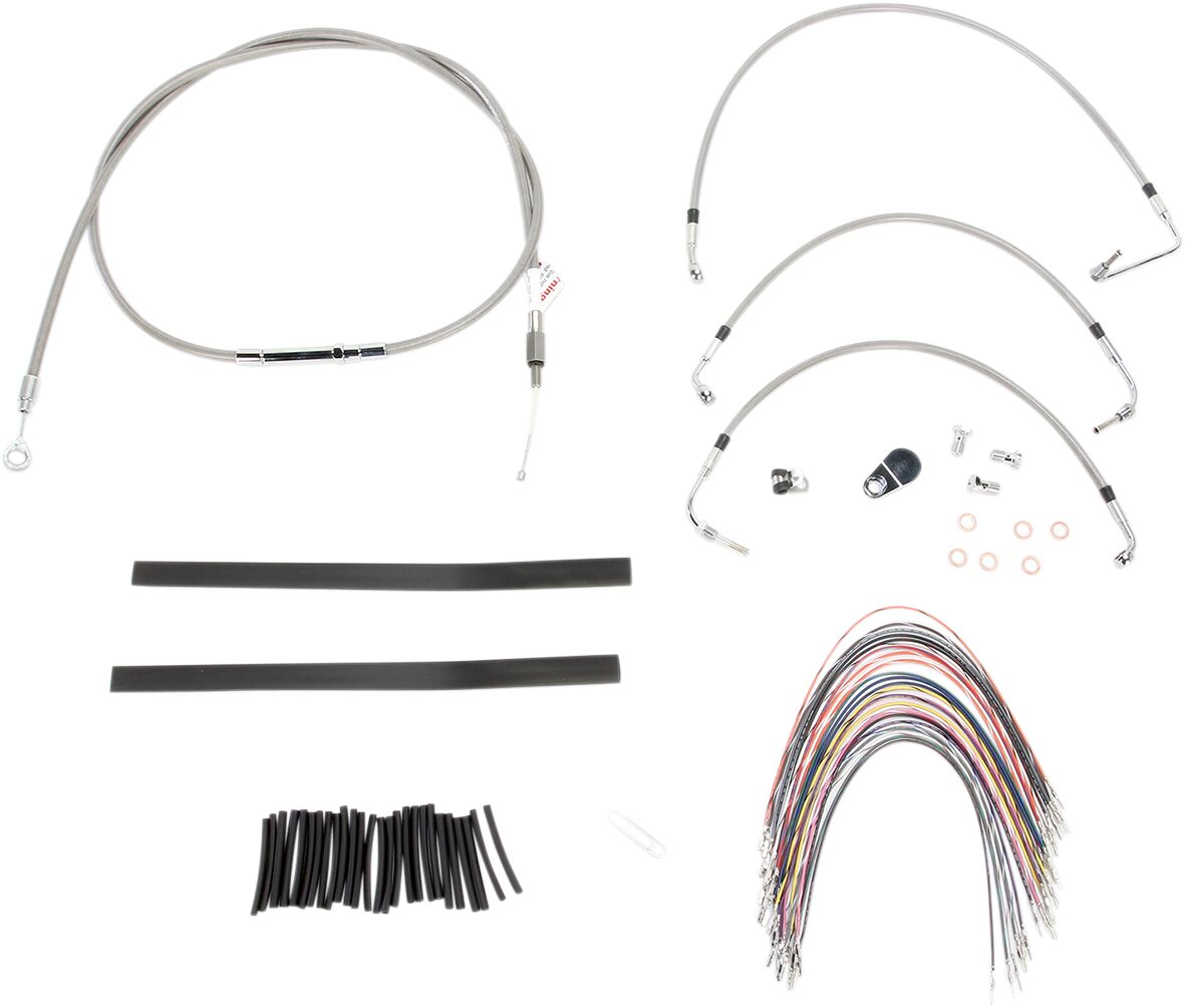 Burly Brand Control Ss 08 13 Flh 13 Apehanger Cable/Line Kits Burly Brand