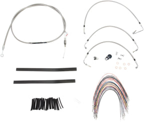 Burly Brand Control Ss 08 13 Flh 13 Apehanger Cable/Line Kits Burly Brand