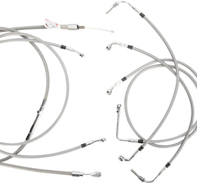 Burly Brand Contr Ss 08 13 Flh Abs15 Apehanger Cable/Line Kits Burly Brand