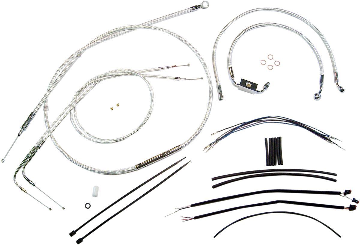 Magnum Shielding Control Cable Kit Dyna Sterling Chromite® Ii Nature Brake & Clutch Lines Magnum Shielding