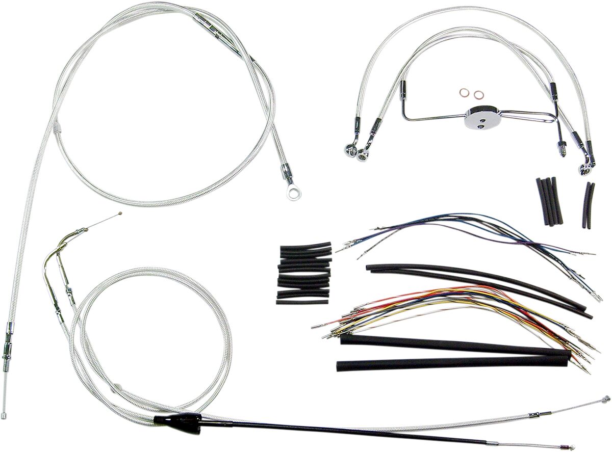 Magnum Shielding Control Cable Kit Touring Sterling Chromite® Ii Nature Brake & Clutch Lines Magnum Shielding