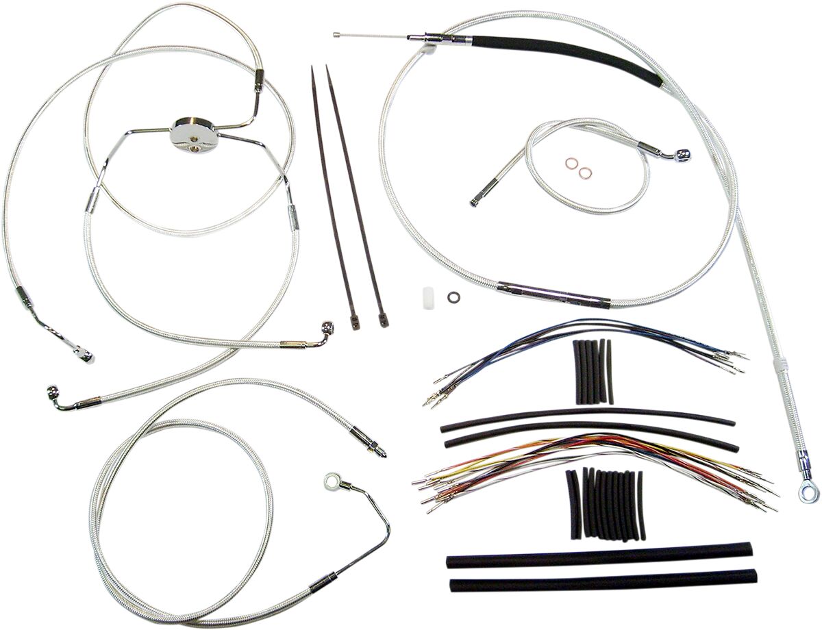 Magnum Shielding Control Cable Kit Touring Sterling Chromite® Ii Nature Brake & Clutch Lines Magnum Shielding