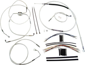 Magnum Shielding Control Cable Kit Touring Sterling Chromite® Ii Nature Brake & Clutch Lines Magnum Shielding
