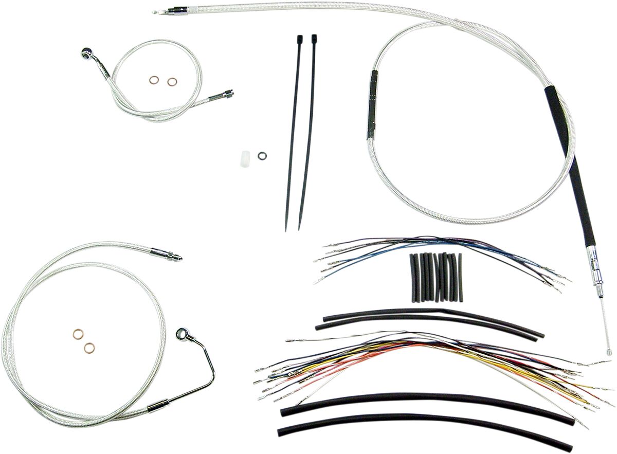 Magnum Shielding Control Cable Kit Touring Sterling Chromite® Ii Nature Brake & Clutch Lines Magnum Shielding