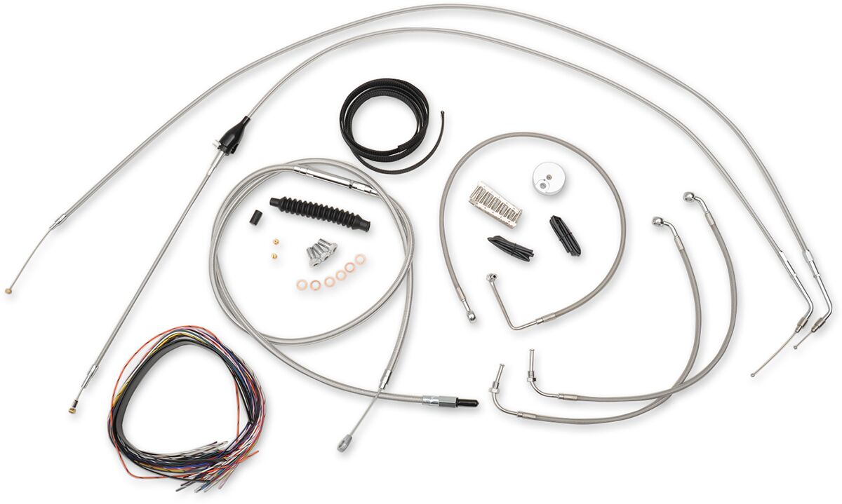 La Choppers Cable Kt C 12 14 07 Fl Brake & Clutch Lines La Choppers