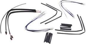 Burly Brand Cable Kit 14" Black Vinyl Stainless Steel Handlebar W/Abs Apehanger Cable/Line Kits Burly Brand