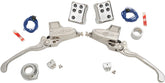Handlebar Hydraulic Control Kits, Chrome - Sportster & Dyna & Softail Handlebars & Controls Kit Performance Machine (Pm) Default Title