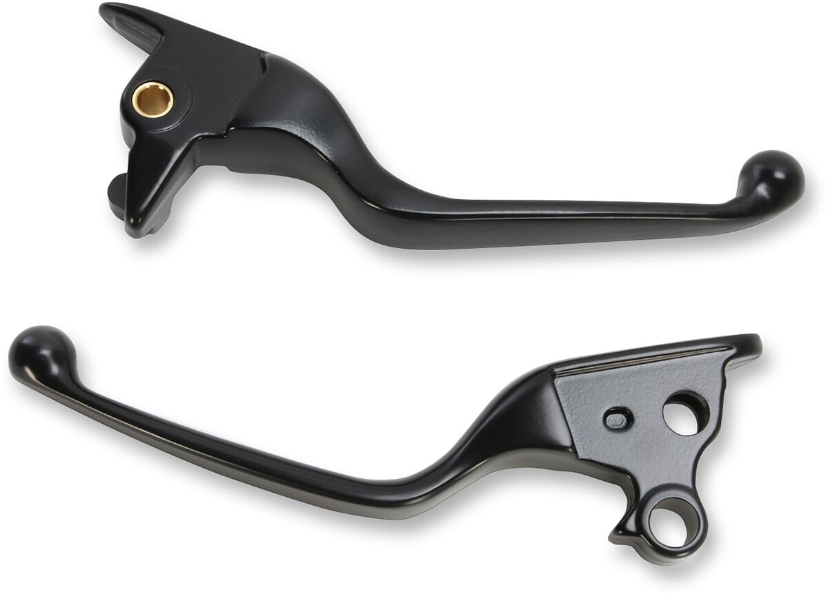Drag Specialties Black Hand Lever Set Brake & Clutch Custom Control Drag Specialties