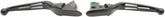 Drag Specialties Black Slotted Lever Set Brake & Clutch Custom Control Drag Specialties