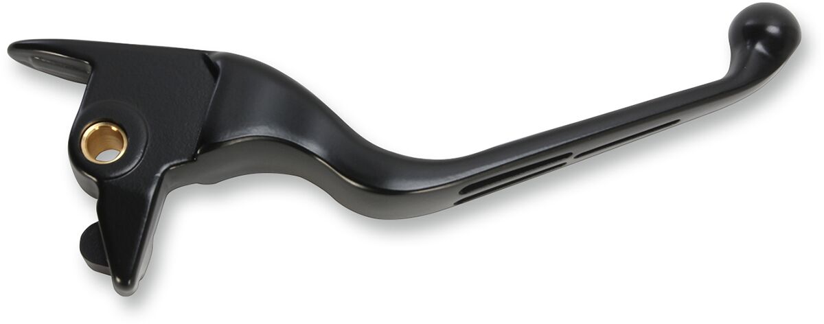 Drag Specialties Black Slotted Hand Brake Lever Brake Lever Drag Specialties