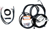La Choppers Handlebar Cable/Brake & Clutch Line/Wire Kits And Components / Stainless Steel|Vinyl / Black Brake & Clutch Lines La Choppers